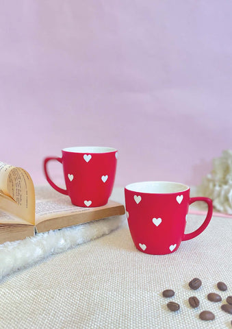 Designer Tea Cups Set of 2 - Valentine's Gift