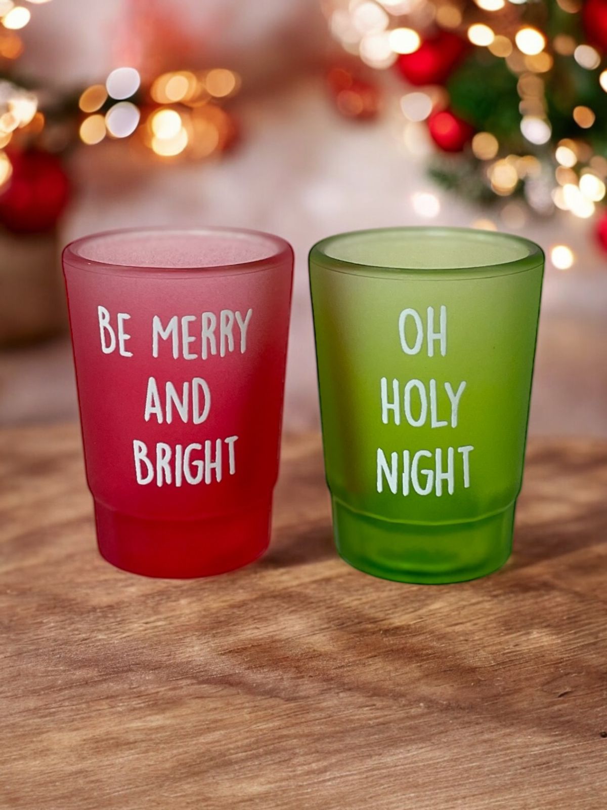 Christmas Shot Glasses - 65 ml, Set of 2