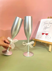 Unbreakable Champagne Flutes- Set of 2 :-Magnanimous mint green